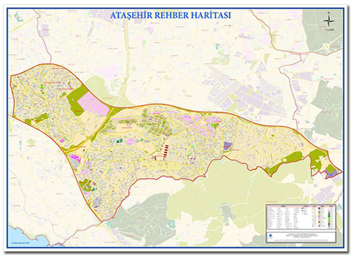 Ata�ehir Rehber Haritas�